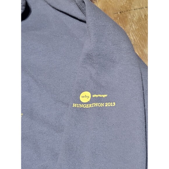 Hardrock Hungerthon 2013 Imagine There's No Hunger Gray hoodie John Lennon @L3 - Picture 5 of 8